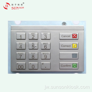 pad PIN Enkripsi Numerik kanggo Kiosk Pembayaran